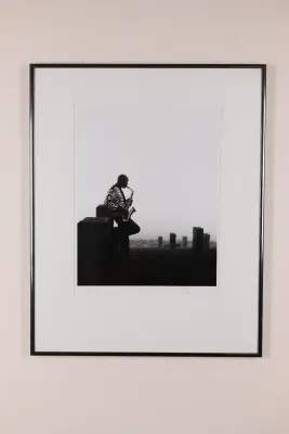 Tom Oelsner – Sax in the Fog Gelatin Silver Photograph