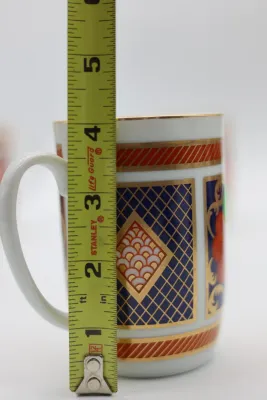 Fitz & Floyd Empress Porcelain Mugs, Set of 12