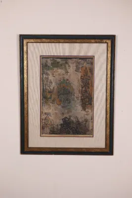 Ynez Johnston – Astolpho and the Enchantress, 1963 Etching & Aquatint