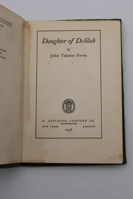 John Taintor Foote Vintage Books – Matching Set of 3, 1937