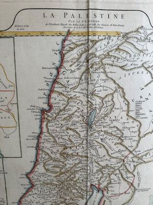 1767 D’Anville “La Palestine” Map