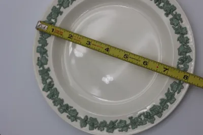 Vintage Wedgwood Embossed Queen’s Ware Salad Plates & Demitasse Cups