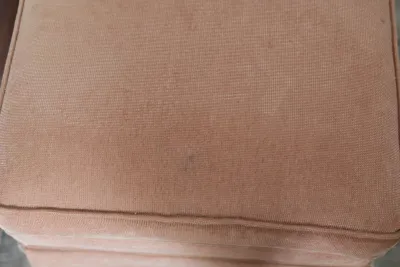 Upholstered Armchair with Matching Ottoman