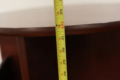 Two-Tier Revolving Wood Bookcase