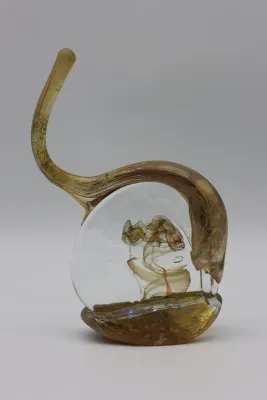 Gene H. Koss “Shape” 1989 Art Glass Sculpture