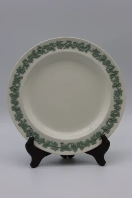 Vintage Wedgwood Embossed Queen’s Ware Salad Plates & Demitasse Cups