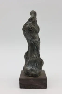 Signed Figural Mother & Child Sculpture