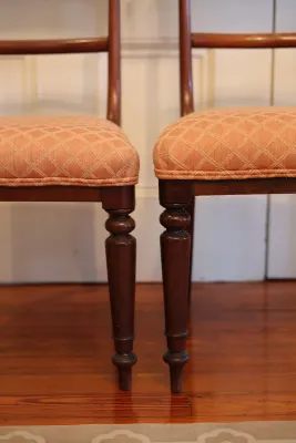 Pair of William IV Mahogany Side Chairs, circa 1825