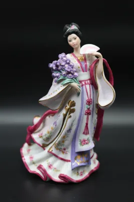 Lena Liu for Danbury Mint “The Iris Princess” Porcelain Figurine