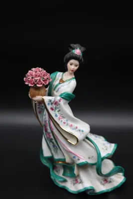 Lena Liu for Danbury Mint “The Rose Princess” Porcelain Figurine