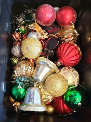 MYSTERY BINS AND BAGS OF CHRISTMAS GOODIES