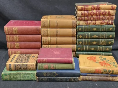ANTIQUE BOOKS - LOT OF 30