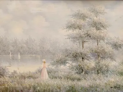 SOFT-TONED LANDSCAPE PAINTING