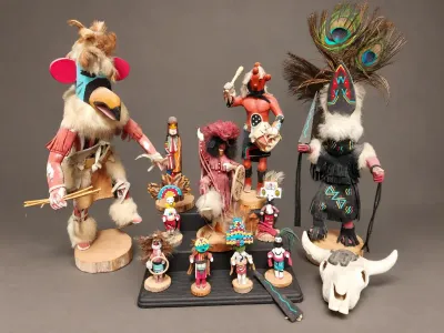 SOUTHWEST NATIVE AMERICAN-STYLE FIGURES