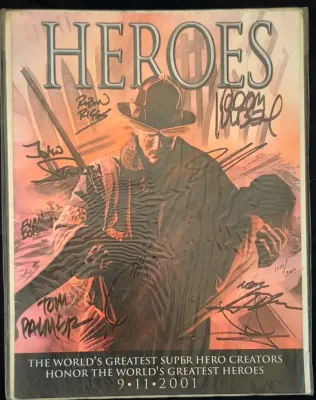 SIGNED/NUMBERED/AUTHENTICATED HEROES #1 COMIC BOOK