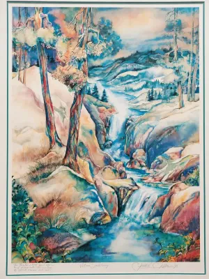 "NATURES SANCTUARY" PRINT SIGNED BY MEREDITH MILLER