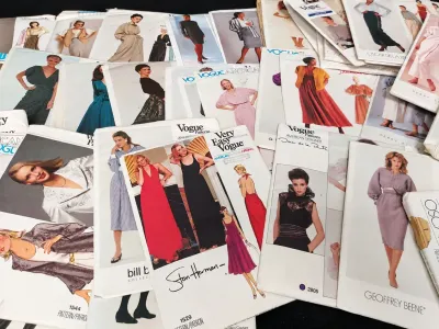 HUGE LOT OF VOGUE SEWING PATTERNS