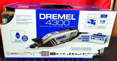 DREMEL 4300 PLATINUM 1.8 AMP VARIABLE SPEED CORDED ROTARY TOOL KIT