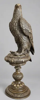 AMERICAN EAGLE BRONZE SCULPTURE BY MILO
