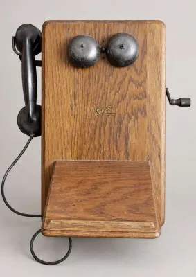 ERICSSON WOODEN WALL TELEPHONE