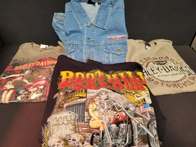 HARLEY DAVIDSON NEW YORK JEAN JACKET AND MORE