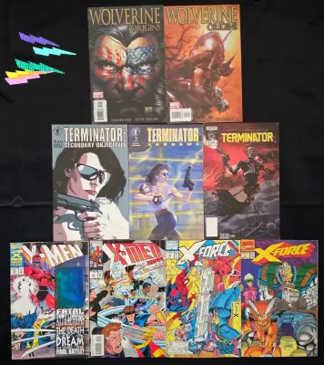WOLVERINE TERMINATOR & X-MEN COMICS