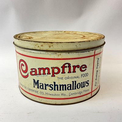 Vintage Campfire Marshmallows 5 Lbs. Tin