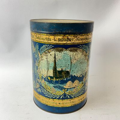 Antique French Louis Robert Pithiviers Honey Tin