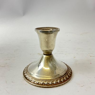 Duchin Creation Sterling Silver Weighted Candlesticks - Set of 3