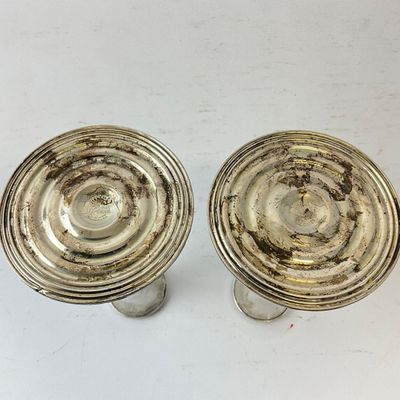Duchin Creation Sterling Silver Weighted Candlesticks - Set of 3