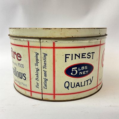 Vintage Campfire Marshmallows 5 Lbs. Tin
