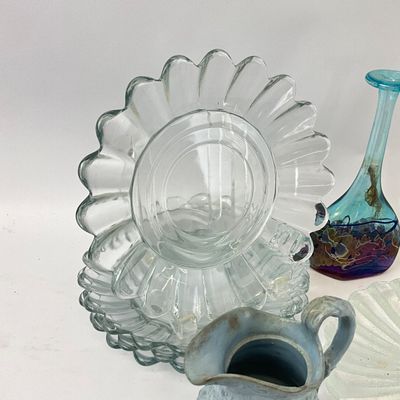 Vintage Glassware & Pottery Collection - Robert Held Art Glass, Wedgwood Style