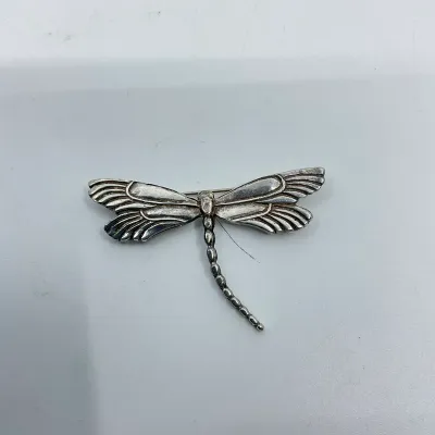 3029 Mexican Sterling Silver Dragonfly Brooch – 7.7g