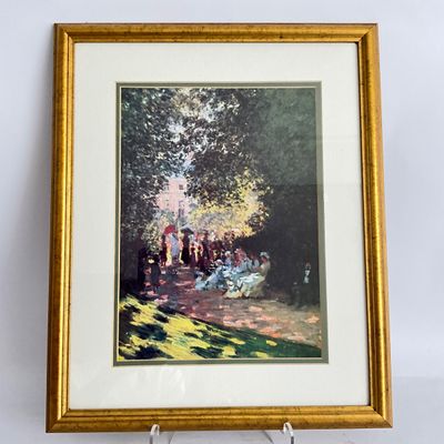 Claude Monet "Parc Monceau" Framed Impressionist Art Print