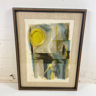 3686 1963 Benton Murdoch Spruance (1904-1967) Signed Lithograph "Low entrance to a high place" Ed. 30