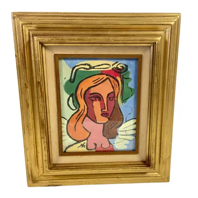 3692 Original Framed Portrait of a Woman- Peter Keil