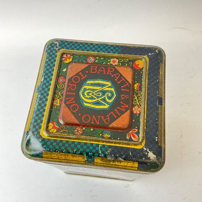 Vintage Baratti & Milano Torino Confectionery Tin