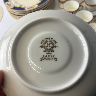 Assorted Vintage Porcelain & China Plates, Cups & Saucers