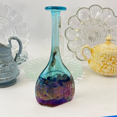 Vintage Glassware & Pottery Collection - Robert Held Art Glass, Wedgwood Style