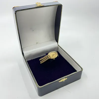 3017 Vintage Baume & Mercier 14K Yellow Gold Ladies Rope Bracelet Watch – 23.7g