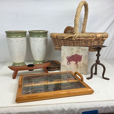 3622 18-Piece Rustic Farmhouse & Garden Décor Lot