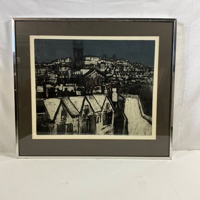 3708 Norman Ackroyd Signed Etching 'St Mary's Evening' 66/75