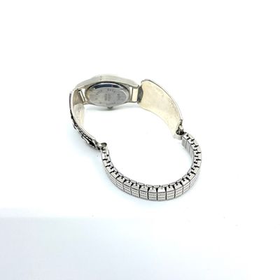 Nadia Quartz Watch with Native American Sterling Silver Inlay Band