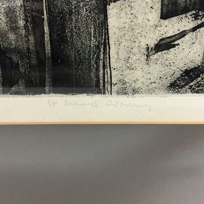 3708 Norman Ackroyd Signed Etching 'St Mary's Evening' 66/75