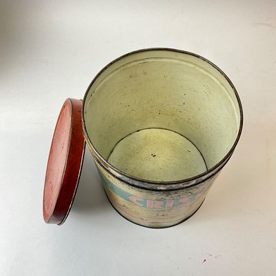 Vintage Bensons English Toffee & Maryland Crisps Advertising Tins - Set of 2