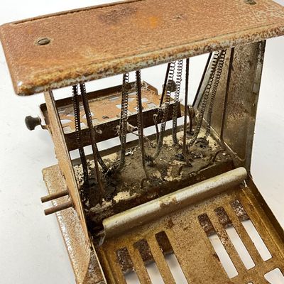Vintage AutoWate Kitchen Scale & Antique Electric Turnover Toaster