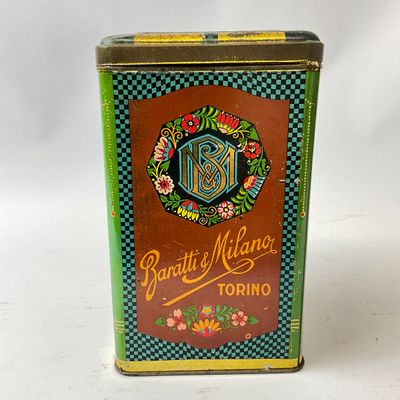 Vintage Baratti & Milano Torino Confectionery Tin