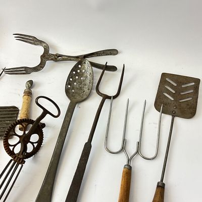 Vintage & Antique Kitchen Utensils Collection - 15 Pieces