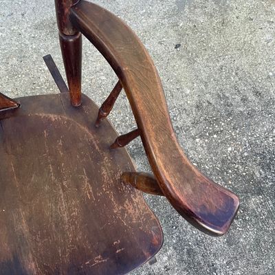 3698 Vintage Willson Chair Co. Wooden Rocking Chair