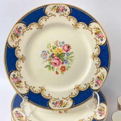 Assorted Vintage Porcelain & China Plates, Cups & Saucers